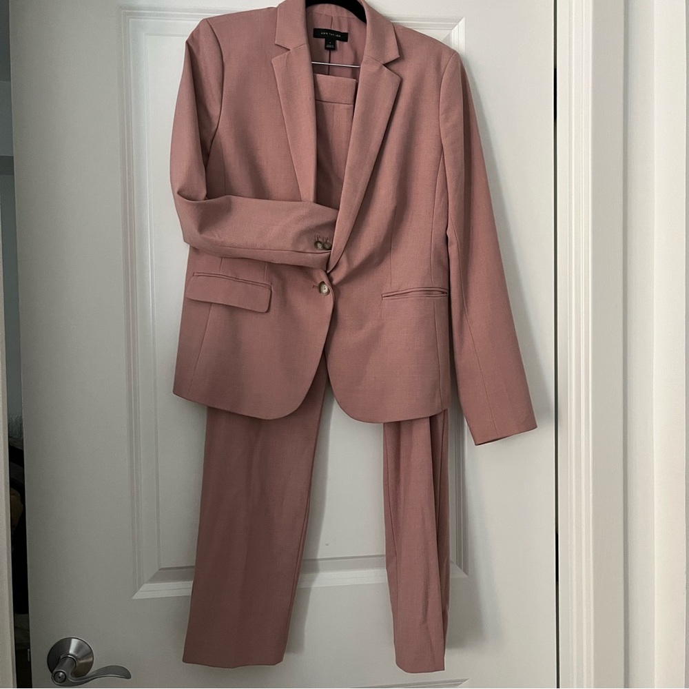Ann Taylor Dusty Rose Suit Set